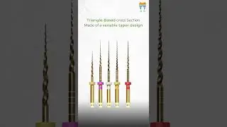 SuperEndo Gold-Flex Rotary Files (Pack of 6)