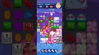 Candy Crush Saga level 4084 - Nightmare Level with 3 FREE Boosters | High Speed