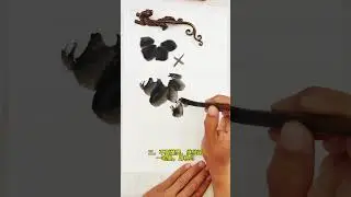 叶子画法，一花一世界，一叶一菩提！ 写意花鸟画中，水墨叶子画法几个要点值得收藏！国画 国画教程 零基础学画画 写意花鸟 叶子画法