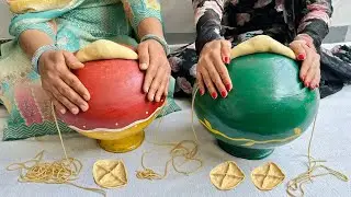 आज मम्मी से सीख लई यह कमाल की ट्रिक | Traditional Seviyan Making At Home | punjabi seviyan vattna