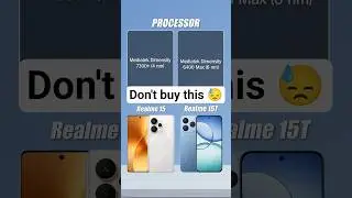 Realme 15 vs Realme 15T 🔥 Full Comparison | Besta Midrange Phone 2025? #smartphone #shorts