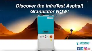 Asphalt Granulator infraTest | Sample preparation for density test |  Rohdichte/Densit&eacute; | EN 12697/5