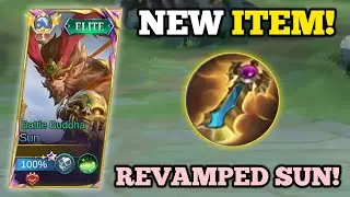REVAMPED SUN WITH NEW ROSE GOLD METEOR!‼️ (100% broken!😱) | GLOBAL SUN BEST BUILD -MLBB🔥
