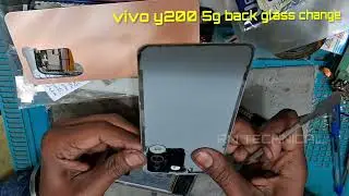 how to vivo y200 5g back glass change