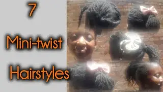 How To Style Mini Twists/LifeOver40/Natural Hair