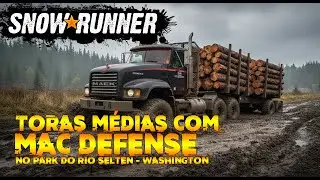 Snowrunner: O Mack Defense está encarando a lama com Toras Médias no SnowRunner! 😈