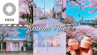 Korean filter | VSCO tutorial.