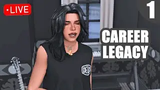 Career Legacy Challenge #1 (Entertainer) Lets Start a New Generation! | Sims 4 Live Steam