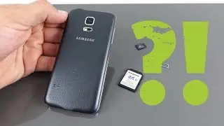 Samsung Galaxy S5 mini microSIM / microSD Karte einlegen