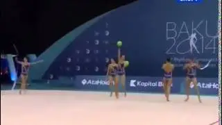 Испания   Художественная гимнастика, ЧЕ 2014   Spain   Rhytmic gymnastics, EC 2014