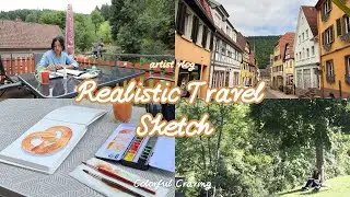 Making Space for Creativity on Holiday | Germany Travel Sketchbook