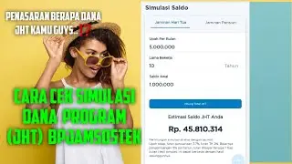 CARA CEK SIMULASI SALDO (JHT) JAMINAN HARI TUA