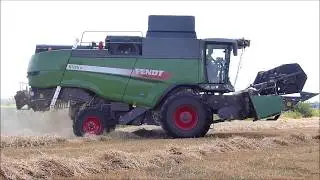Fendt 6335C vs John Deere T550 ; Moisson 2018
