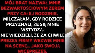 Mój brat publicznie mnie UPOKORZYŁ — nie wiedział, że jestem SZEFOWĄ jego firmy.