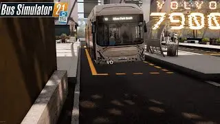 Bus Simulator 21 Next Stop | Route 13 Silver Park South | VOLVO 7900 Electric