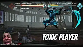 I play against low level toxic player