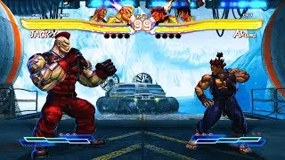Jack X & Paul vs Akuma & Law (Hardest)  - Street Fighter X Tekken