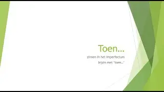 de bijzin met 'toen ... ' NT2 - vanaf B1 (2.1 en hoger) , Threshold 1