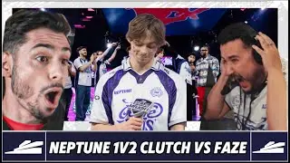 Streamers React to M8 Neptune 1v2 clutch Vs FaZe Vegas | Optic MAJOR 1 | Call Of Duty League
