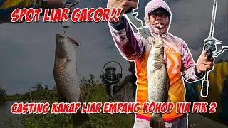 SPOT GACOR!! MANCING IKAN KAKAP DI TAMBAK MUARA PIK2 KOHOD