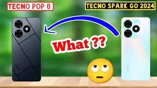 Tecno POP 8 vs Tecno Spark Go 2024 Full Comparison in Hindi #pop8vssparkgo2024
