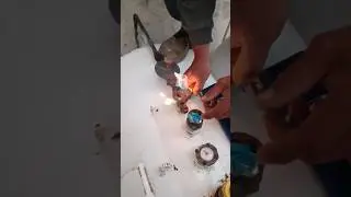 Revisi&oacute;n de fuga de gas en tanque estacionario!! #fugas #remodelar #calentadordeagua #plumbing