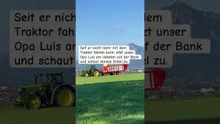 Zusehen ist auch sch&ouml;n #meineelterndiepflegeundich #traktorliebe #staunen #traktoren #opaistderbeste