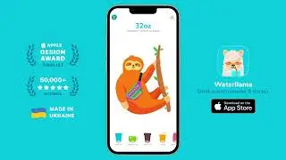 Waterllama app - Stay hydrated & happy!