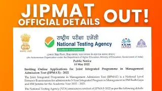 JIPMAT 2022 Official Updates- Exam Date, Syllabus, Pattern, Worth it?