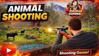 Animal Shooting Game 🎯 | Dangerous Hunting Level 8 | Radha Gaming | 