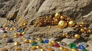 Nature's hidden treasures: Treasures of gold and rare gems discovered by accident!