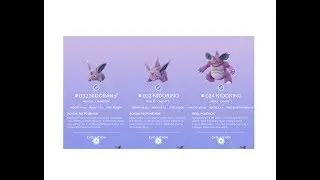 Pokemon Go Evolution: Nidoran♂to Nidorino to Nidoking
