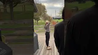Backyard Dove hunting with a bow - 24 yards