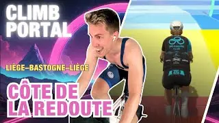 How Close Can I Get to Pogacar at C&ocirc;te de la Redoute? -&nbsp;Zwift Climb Portal | Li&egrave;ge&ndash;Bastogne&ndash;Li&egrave;ge