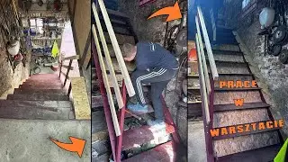 #VLOG Deszcze niespokojnie! Prace warsztatowe /zabudowa schod&oacute;w/wyjazdy służbowe/Kongskilde