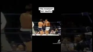 The Greatest of all time doing the Ali shuffle..