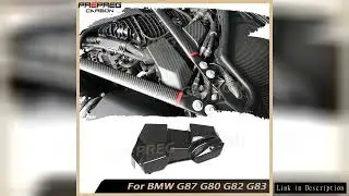 Dry Carbon Fiber Engine Battery Cover Engine Bay Electrical Appliance Cover Body Kits for BMW G87 M2