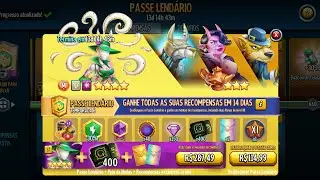 PASSE DOURADO GUARDI&Atilde; LUX AURA - VALE A PENA? - MONSTER LEGENDS 