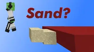 Sand Block Clutches in a Minecraft YouTuber event