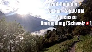 54 km + 2.500 HM Trail Running um den Walensee (Schweiz)