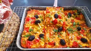 جعتي وتلفتلك واش تاكلي جيبي ربع مغارف فرينة وخدمي بيتزا تاع خف خف 🍕😍