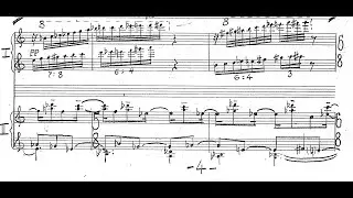 Krassimir Taskov - Fantasie for Two Pianos (1990) [Score-Video]