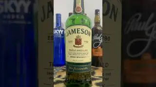 Jameson | Triple Distilled | Irish Whisky | Peg Making🥃| #asmr #drink #whisky #cocktail #trending