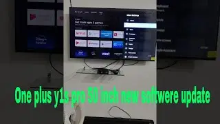OnePlus Tv New Software update | Y1S Pro 50 inch Smart Tv | Oxygenos 10 #oneplustv #shorts