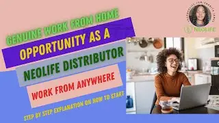 HOW TO REGISTER AS A NEOLIFE DISTRIBUTOR/GENUINE WORK FROM HOME OPPORTUNITY/NEOLIFE PRODUCTS NIGERIA