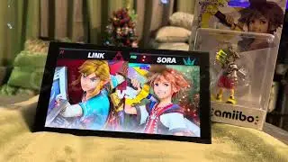 Super Smash Bros, con el amiibo de sora