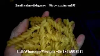 Extruded Potato Pellets Spiral Snacks Pellet Extrusion Machinery Production Line