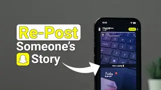 Как сделать репост чьей-то истории из Snapchat в свою историю?