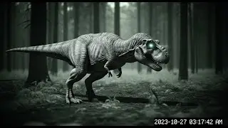 CCTV Camera: Caught a Real Dinosaur at Night | Shocking Dinosaur Footage