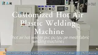 Customized hot air plastic welding machine